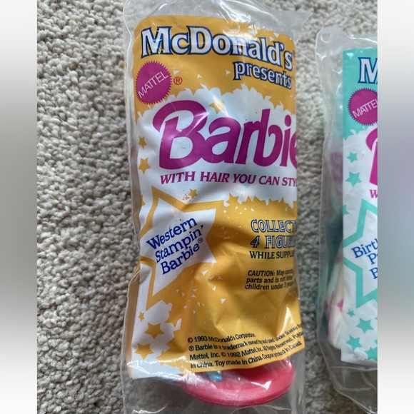 Vintage McDonald’s Barbie With Hair You Can Style Happy Meal Toy 1993 - Picture 2 of 8
